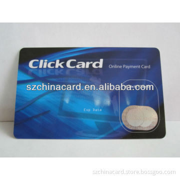 Security Hologram Sticker PVC VIP Card